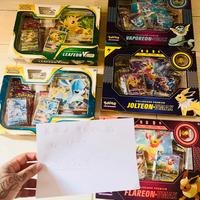 Box vaporeon jolteon flareon collezione premium