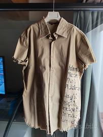 Camicia uomo maniche corte cachi L
