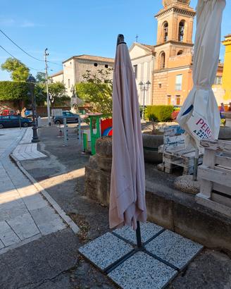 ombrellone da giardino quadrato 