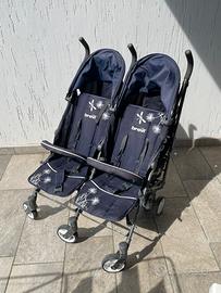 Passeggino doppio gemellare Brevi