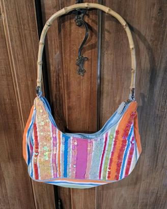 Borsa estiva con paillettes