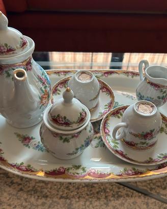 Set in porcellana decorata M.A.B.A. T.Limoges