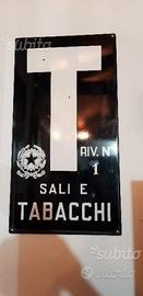 Tabella smaltata SALI E TABACCHI