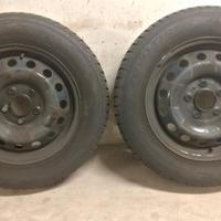 2 cerchi + gomme Neve Kia Venga 