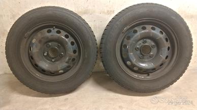 2 cerchi + gomme Neve Kia Venga 