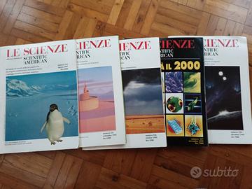 raccolta rivista "le Scienze" dal 1985 al 1997