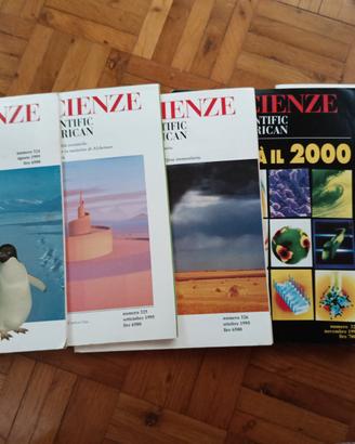 raccolta rivista "le Scienze" dal 1985 al 1997