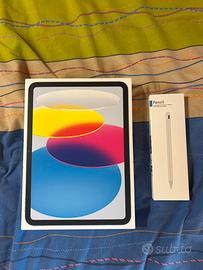 ipad 10a generazione, 256 gb, 2024 + pennetta