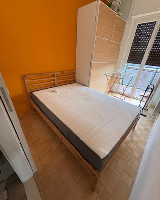 Letto IKEA una piazza e mezza + materasso