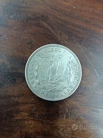 moneta argento da 1 dollaro "Morgan" del 1921