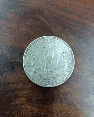 moneta argento da 1 dollaro "Morgan" del 1921