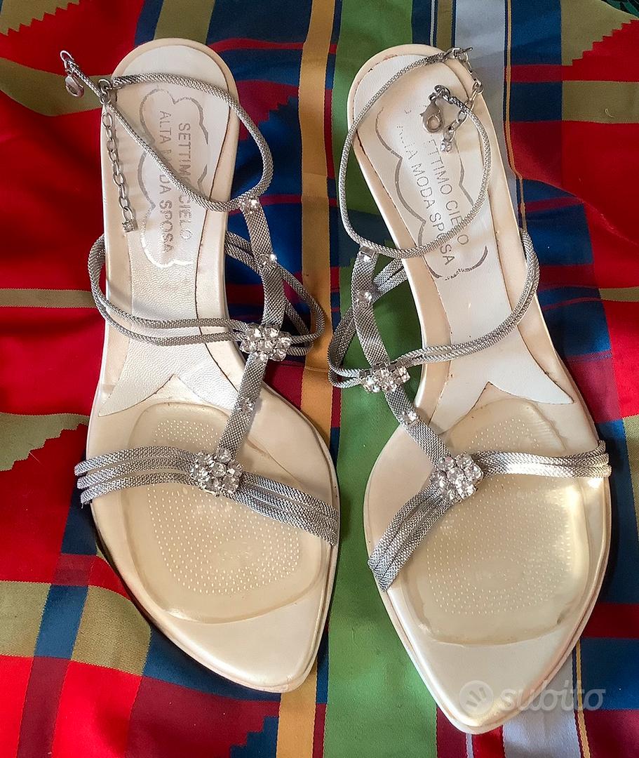 Sandali gioiello con brillanti Abbigliamento e Accessori In vendita a Caserta