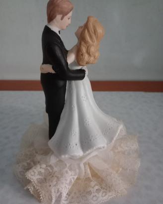 Topper Cake da Matrimonio del 1996 alto 18 cm