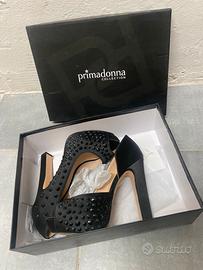 Décolleté Liu Jo nere in satin N.36 nuove