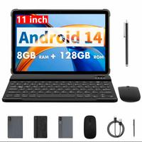 Tablet completo di tastiera, mouse e cover