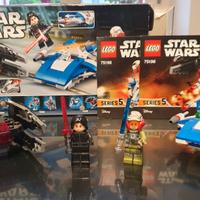 LEGO 75196 Star Wars TM A-Wing contro Microfighter