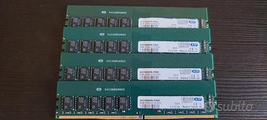 RAM DDR4 - 2133 - 32Gb (4 moduli da 8GB)