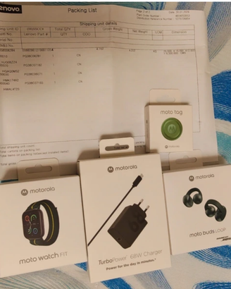 Motorola kit accessori(Tranne MotoTag)