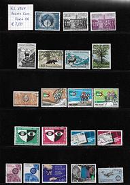 Francobolli 1967 annata completa usata