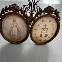 Reliquia in ottone lavorato inizio 900