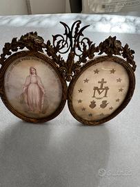 Reliquia in ottone lavorato inizio 900