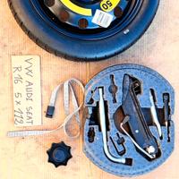 ruotino 125/70 r16 vw audi