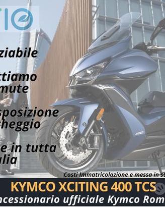 KYMCO XCITING 400 2026 FINANZIABILE PERMUTA CONSEG