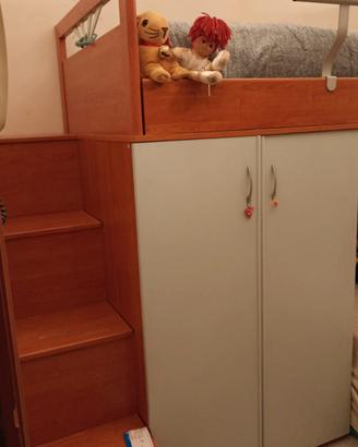 letto con soppalco