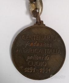 Portachiavi Centenario Fabbrica Palloni Cuoio