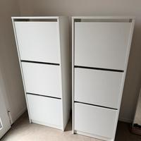 Scarpiera 3 scomparti Ikea Bissa