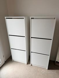 Scarpiera 3 scomparti Ikea Bissa