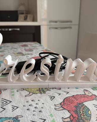 Scritta Cresima stampata in 3D