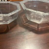 Ciotole vetro decorate esagonali