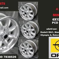 Cerchi minilite 6x13 et13 4x100 opel