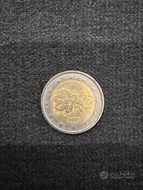 Moneta 2€ fiori finlandesi
