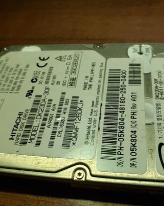 Hard disk Hitachi 30GB ATA-5/E-IDE 2.5"