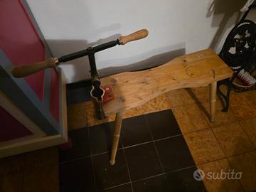 Torchio in bronzo con piastre per pasta