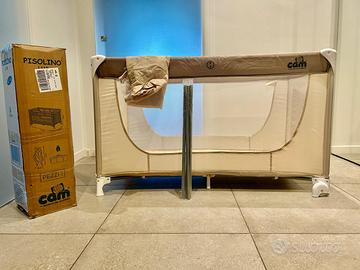Lettino da viaggio CAM Pisolino Orso beige L118