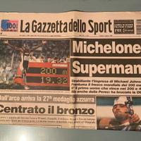 La Gazzetta - Michael Johnson record olimpico