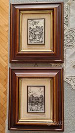 Quadretti Torino Lamina Arg. 800 Wenk Vintage
