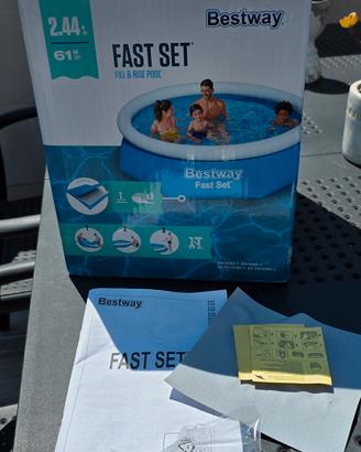 piscina bestway 244x61 come nuova