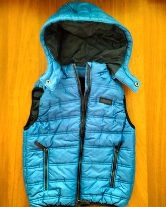 Gilet/piumino senza maniche bimbo 3 e 5 anni