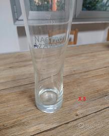 X3 Bicchieri da birra Nastro Azzurro 0,4L