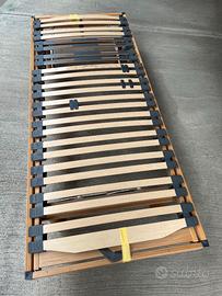 2 Reti a doghe reclinabili in legno (singole)