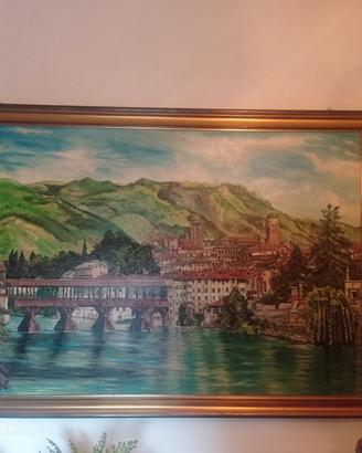 Quadro ponte degli Alpini Bassano del Grappa