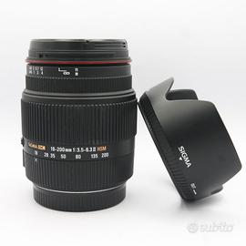 Sigma DC 18-200mm f/3.5-6.3 II HSM - per Canon EF-
