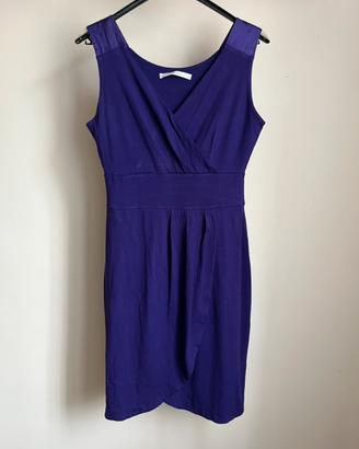 Abito viola estivo D.Exterior Made in Italy donna