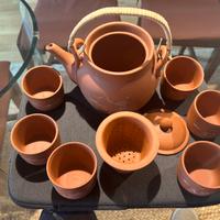 Teiera giapponese con 6 tazze