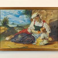 “Maternità” Olio su tela