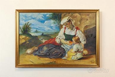 “Maternità” Olio su tela